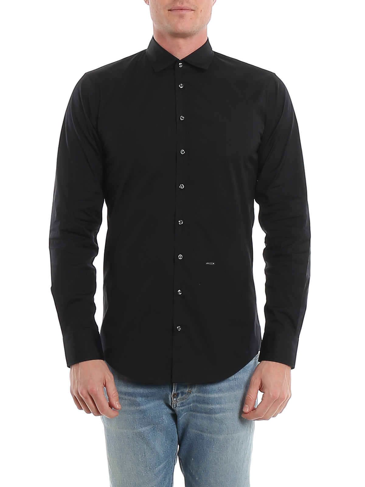 Dsquared2 Men's Long Sleeve Shirt in Black