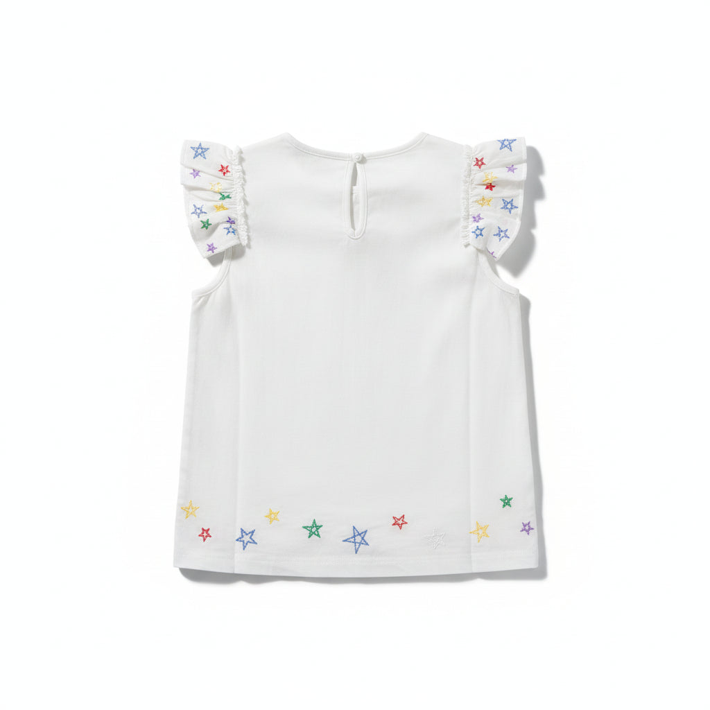 Stella Mccartney Girls Top in White