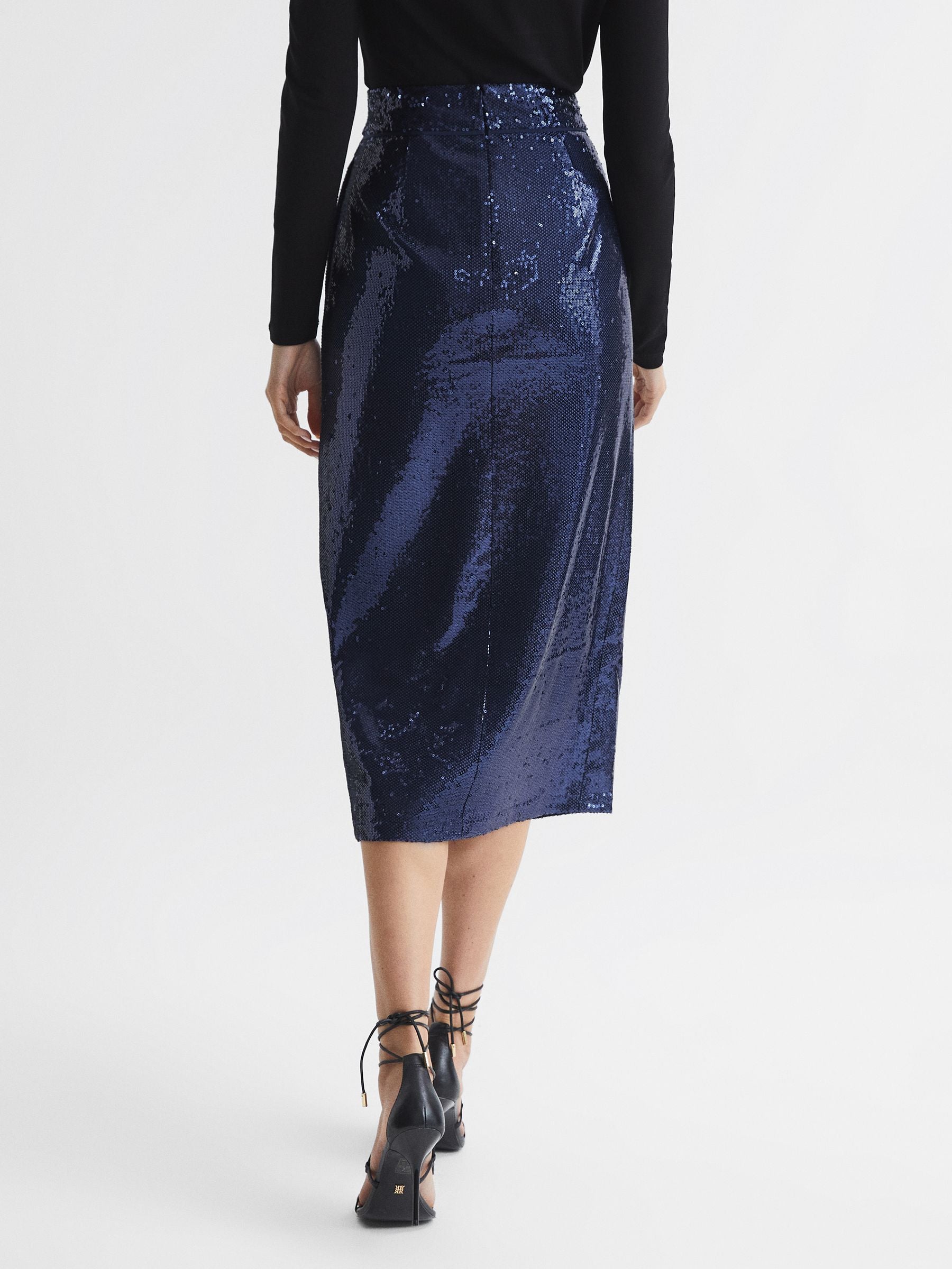 Reiss 'The Dakota' Skirt In Blue