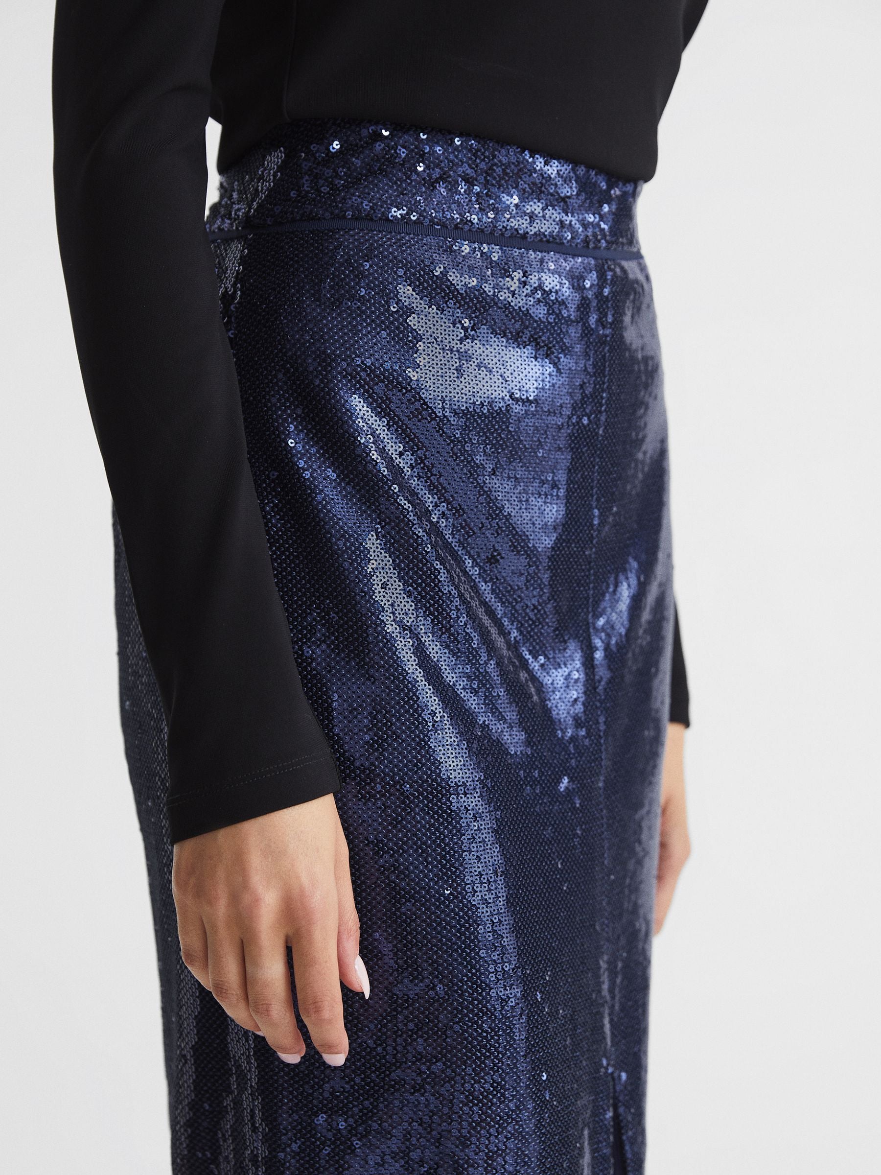 Reiss 'The Dakota' Skirt In Blue