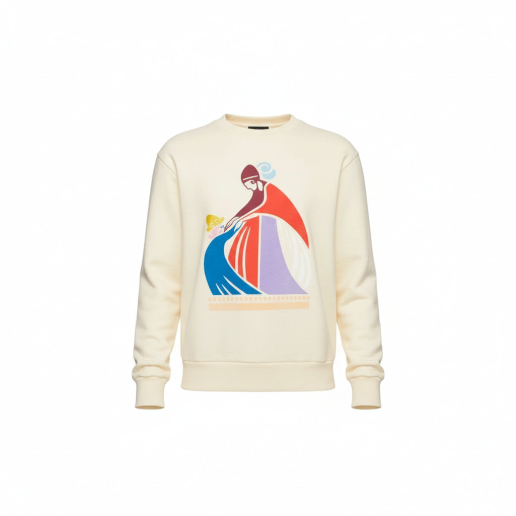 Lanvin Womens Mother & Child Sweatshirt