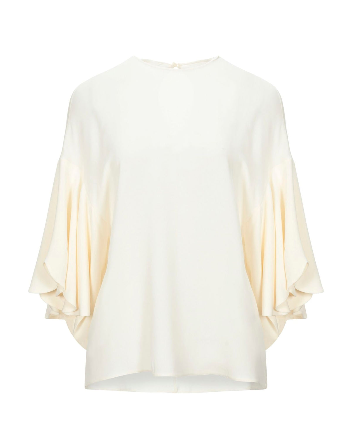 Valentino Garavani Women's Crew Neck Crepe Top