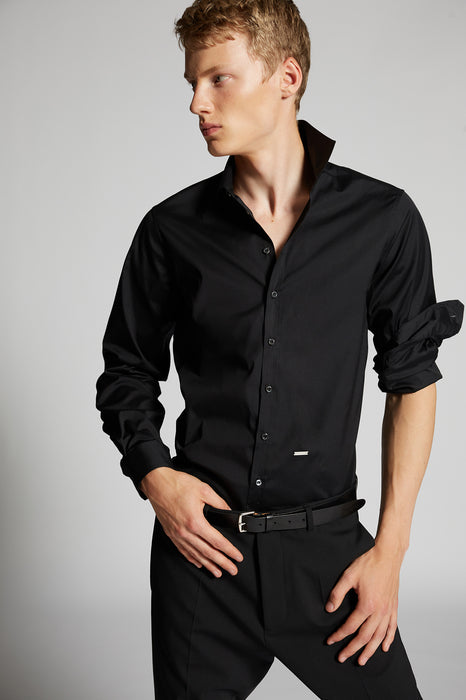 Dsquared2 Men's Long Sleeve Shirt in Black