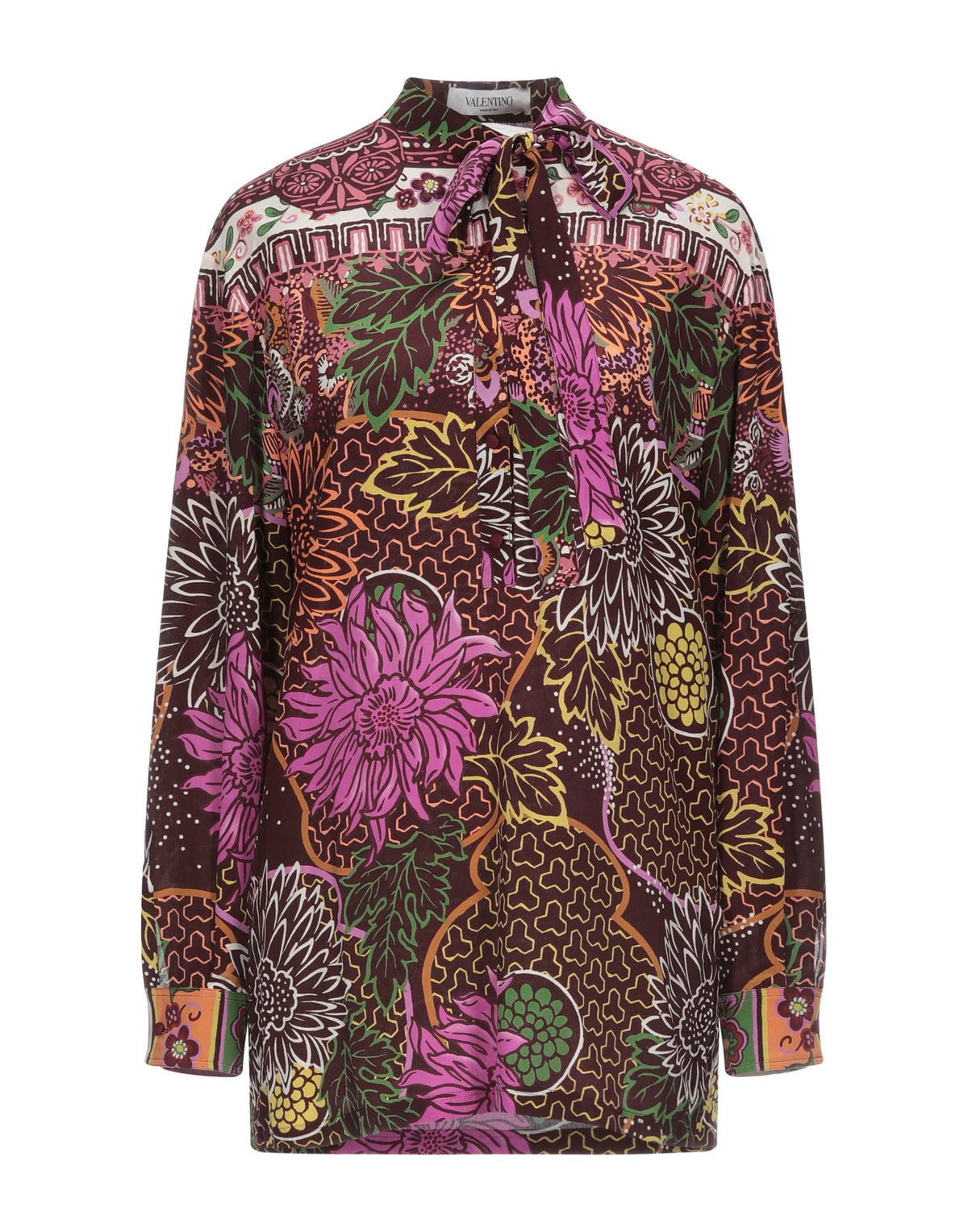 Valentino Garavani Women's Satin Floral Shirt