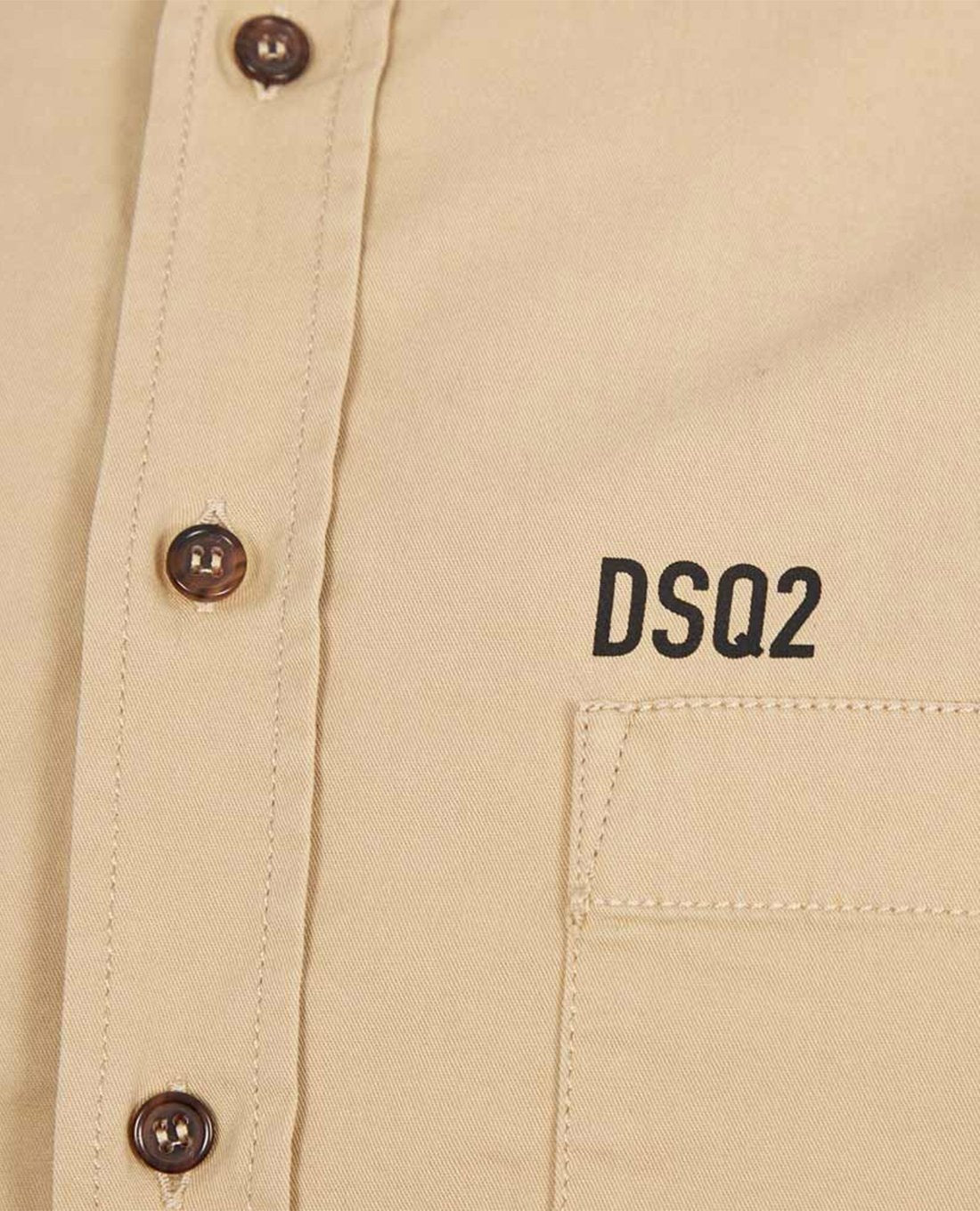 Dsquared2 Men's Long Sleeve Shirt in Beige