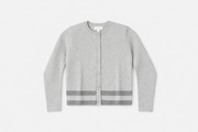 Stella McCartney Girls Silver Party Cardigan