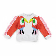 Stella McCartney Girls Toucan Fringed Sweatshirt