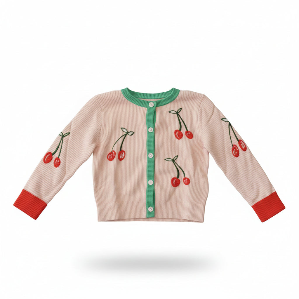 Stella McCartney Girls Cherry Cardigan