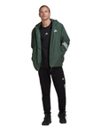 Mens Back To Sport Hooded Jacket in Green