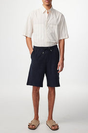 NN.07 Warren 3370 loose shorts in navy blue