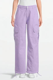 Moschino Cotton Trousers in Purple
