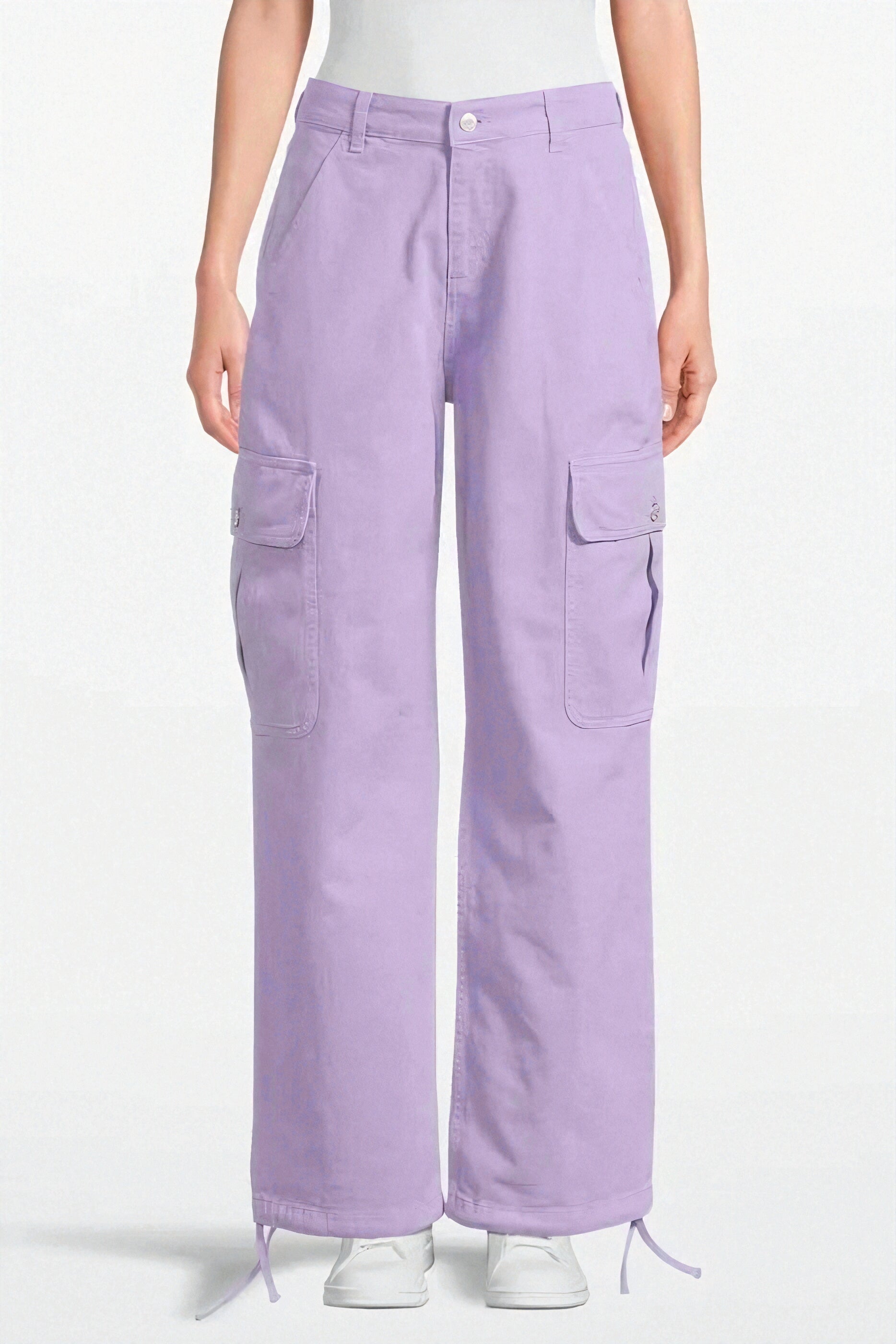Moschino Cotton Trousers in Purple