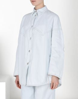 Mm6 Maison Margiela Women's Long Sleeve Shirt in White