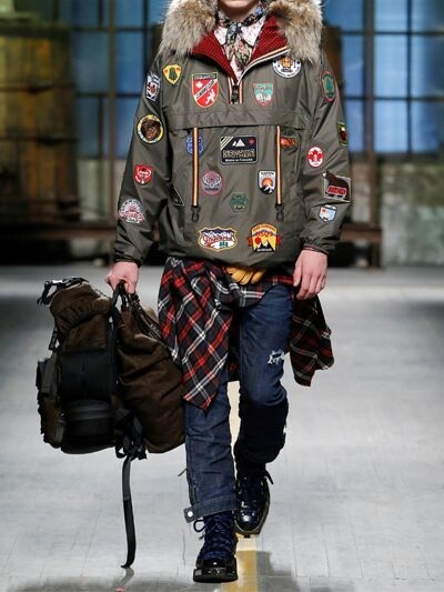 Dsquared2 Men's Jacket in Multicoloured