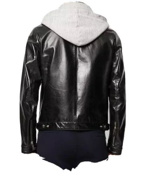Dsquared2 Men's Leather Jacket in Black