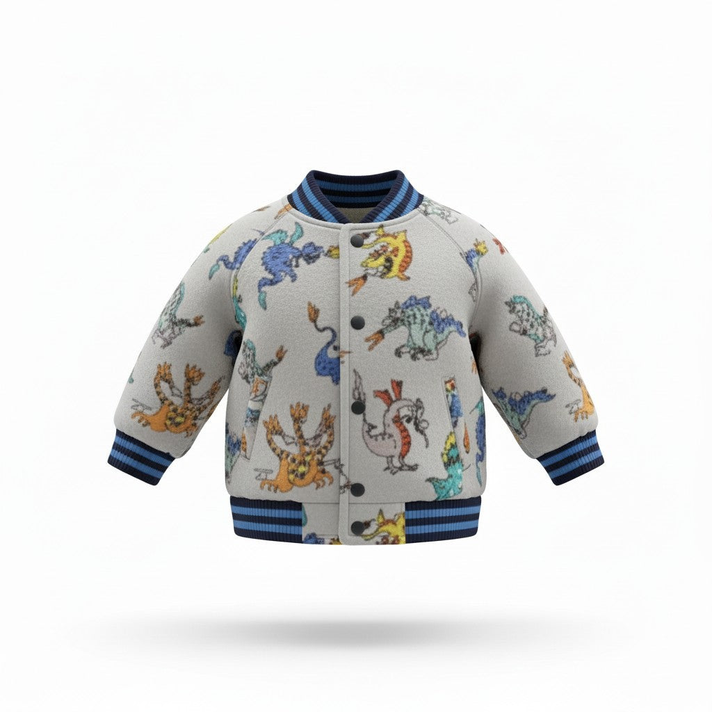 Stella McCartney Unisex Kids Reversible Dragon Jacket