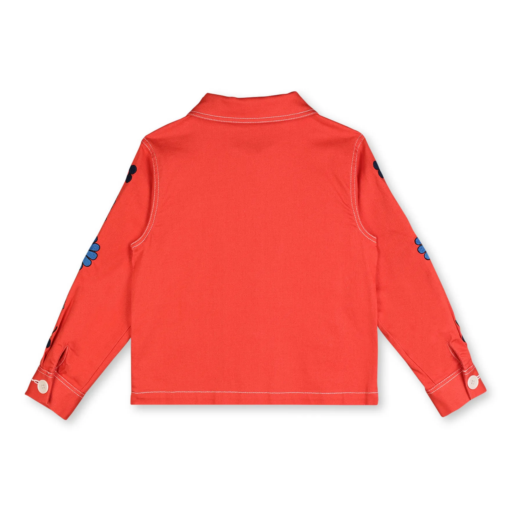 Stella McCartney Girls Denim Cowboy Jacket in Orange
