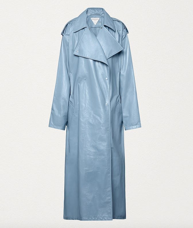Bottega Veneta Women's Trenchcoats in Blue