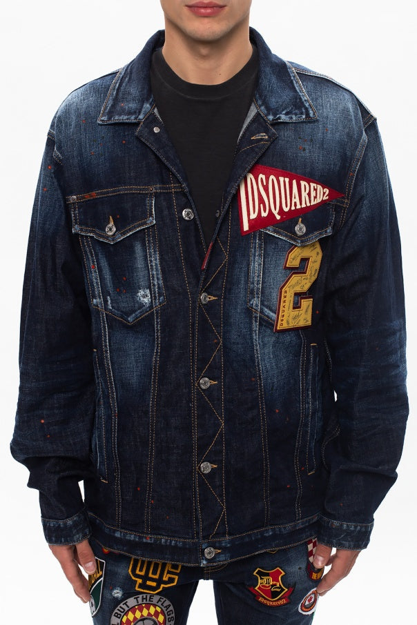 Dsquared2 Men's Denim Jacket in Blue