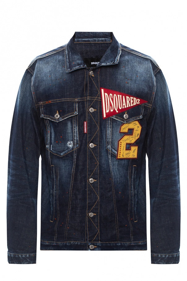Dsquared2 Men's Denim Jacket in Blue