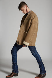 Dsquared2 Men's Coat in Beige