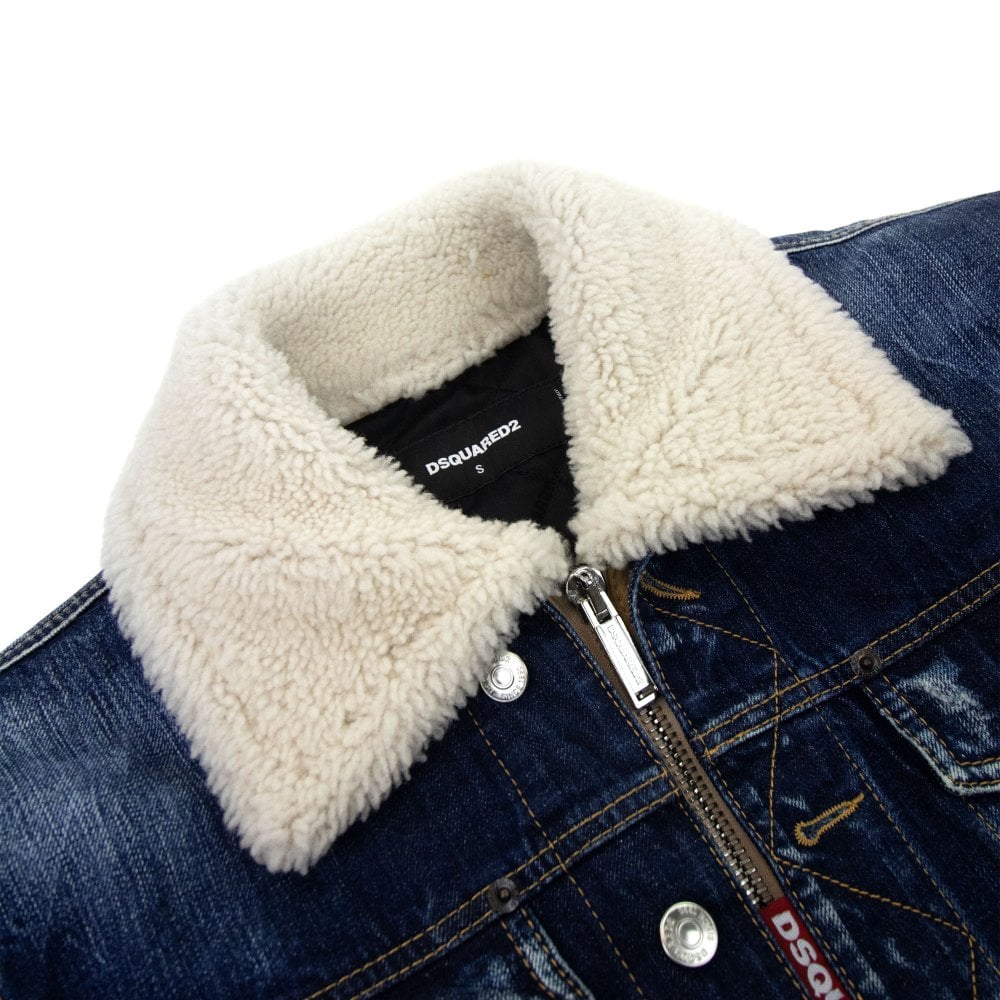 Dsquared2 Men's Denim Jacket in Blue