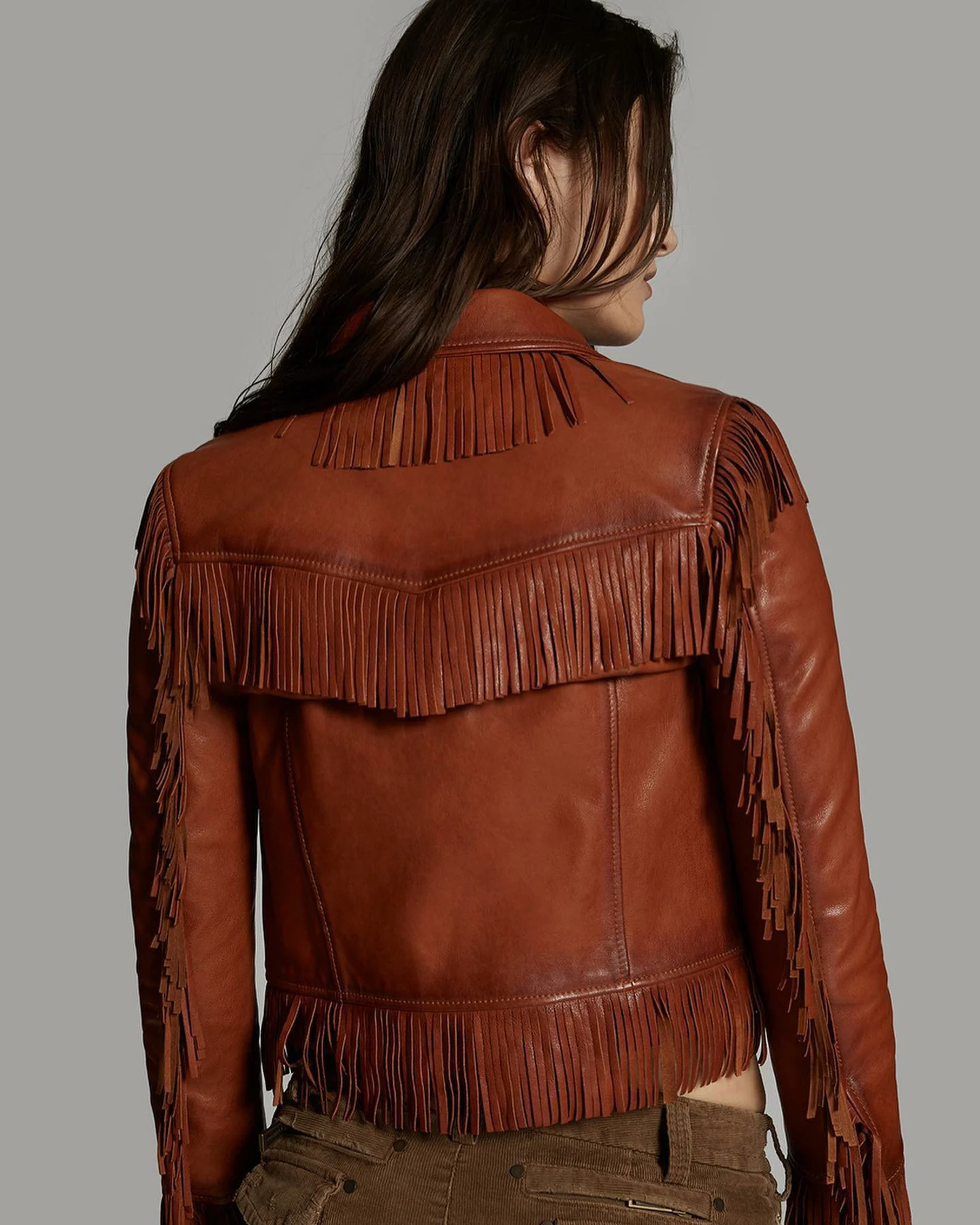 Dsquared2 Women's Leather Jacket in Brown