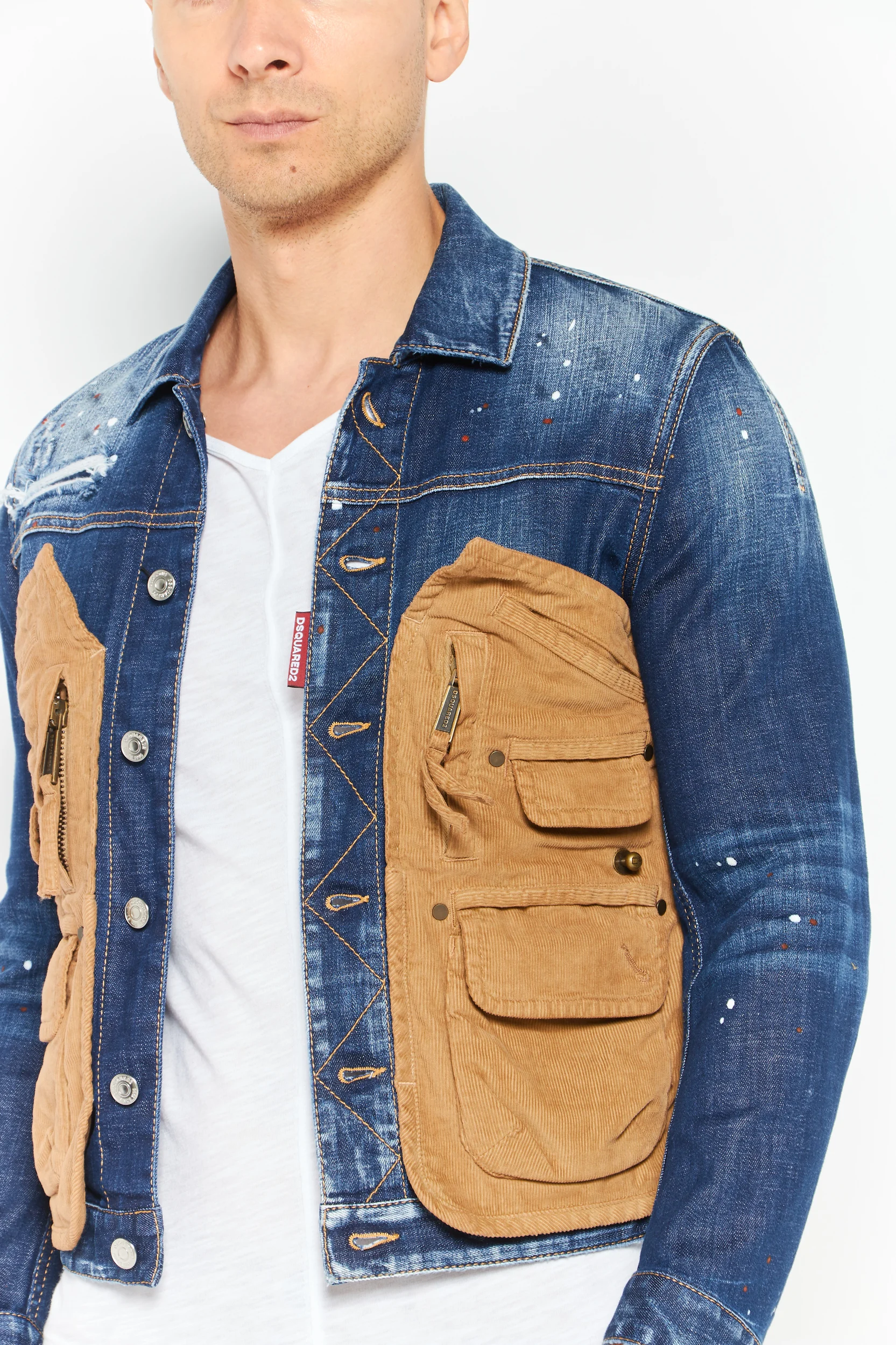 Dsquared2 Men's Denim Jacket in Blue