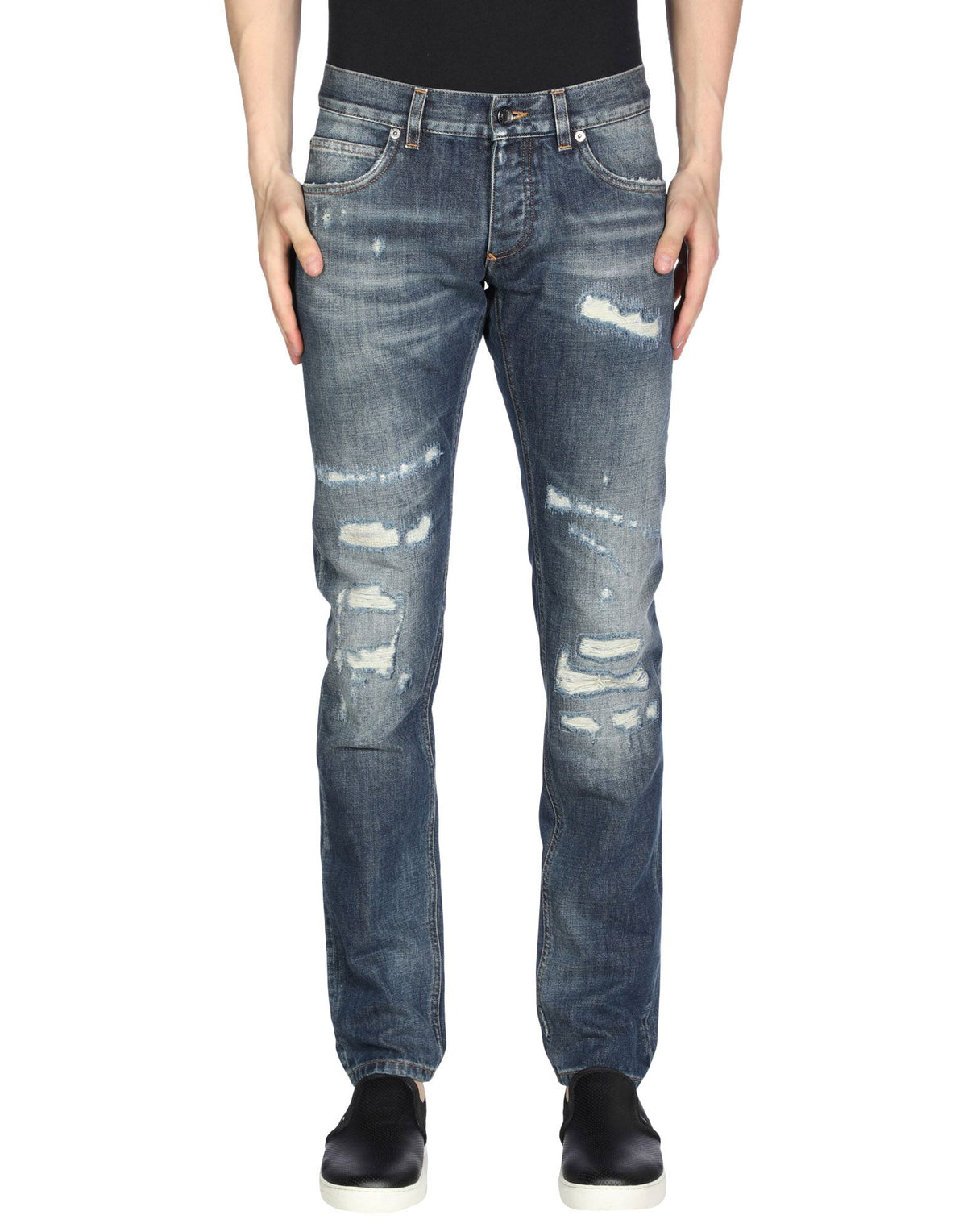 Dolce&Gabbana Men's Straight-Leg Denim Jeans