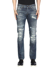 Dolce&Gabbana Men's Straight-Leg Denim Jeans