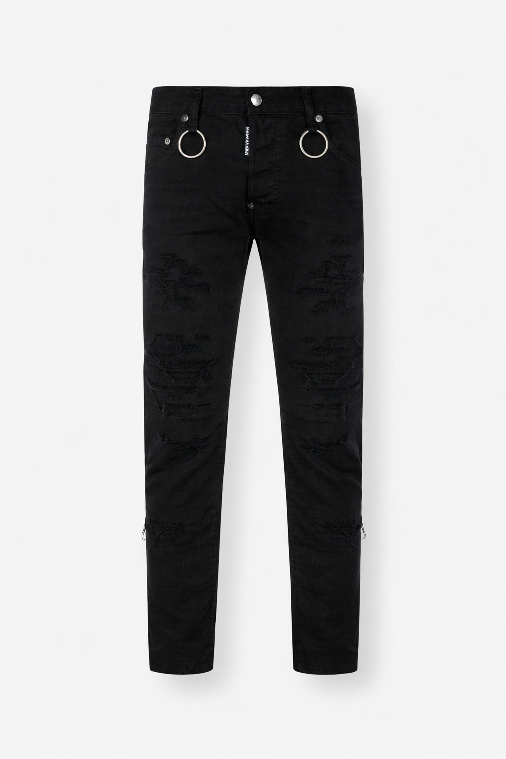 Dsquared2 Mens Skater Jeans in a Black Bull Wash
