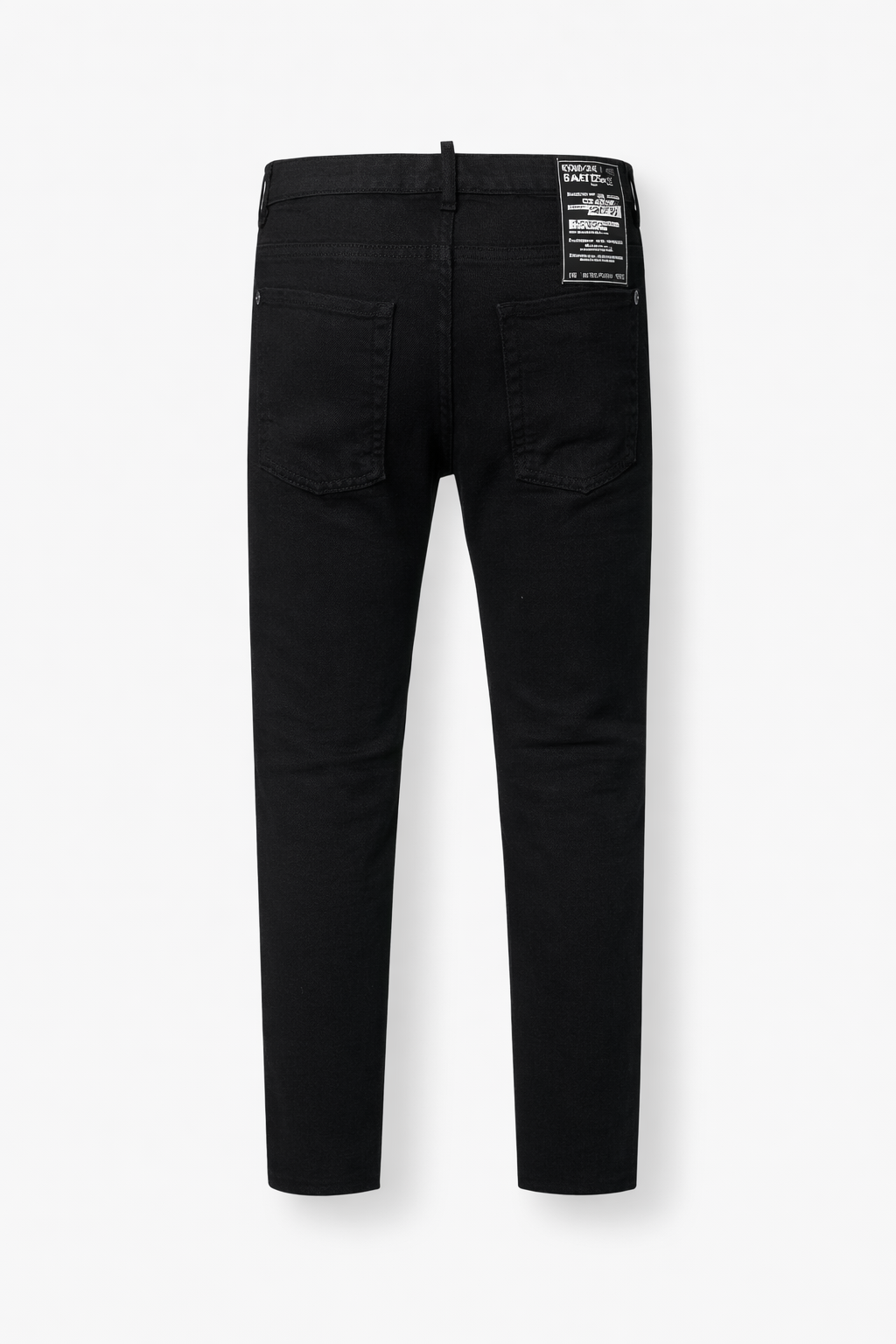 Dsquared2 Mens Skater Jeans in a Black Bull Wash