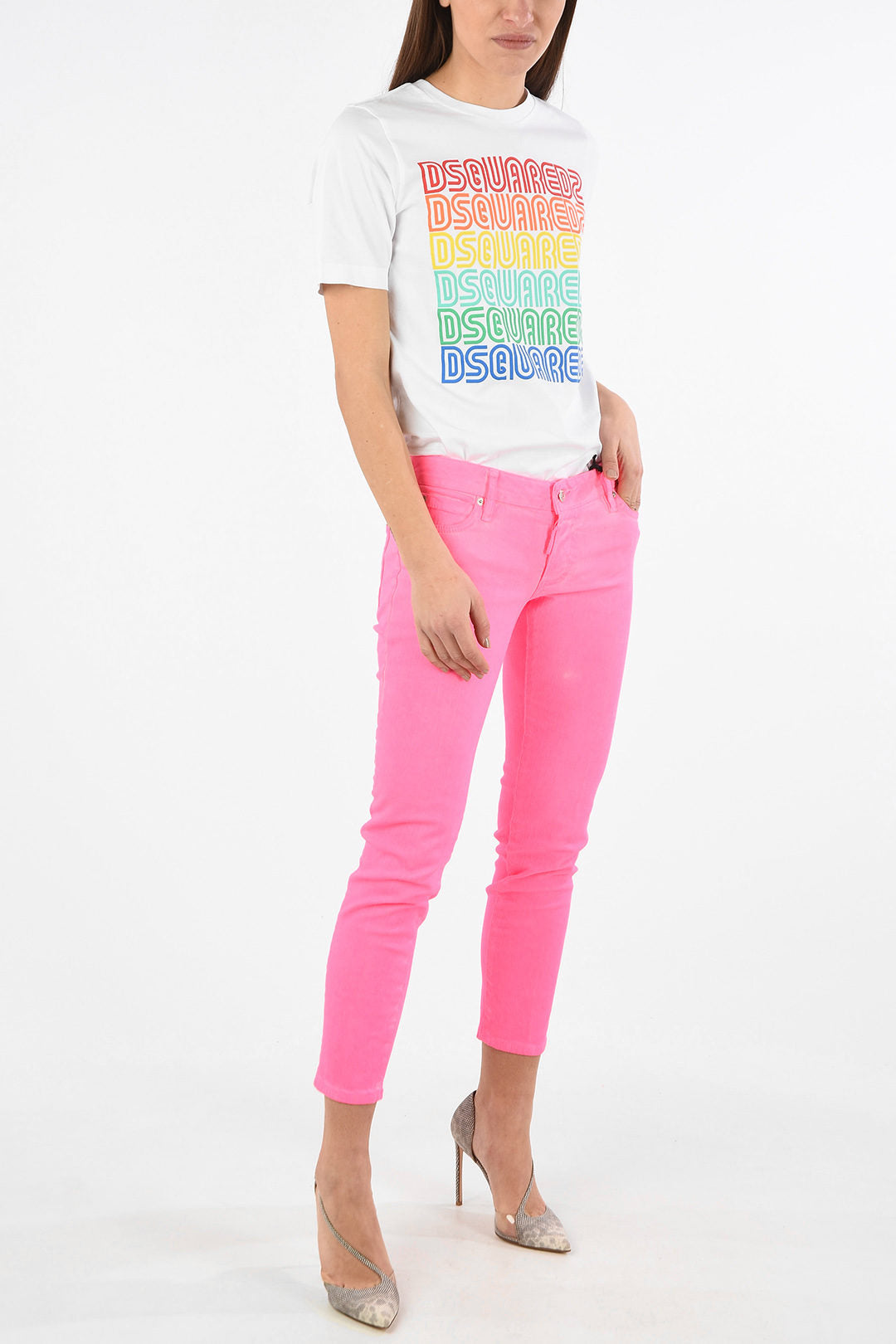 Dsquared2 Women's Jeans in Pink