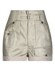 Saint Laurent Women's Button Denim Shorts