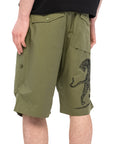 Maharishi Mens Yant Tiger Shorts Olive