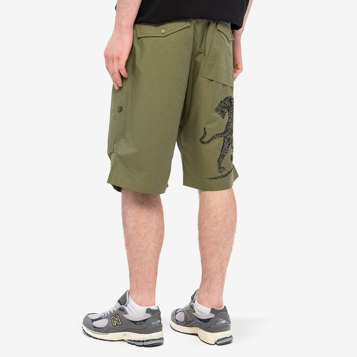 Maharishi Men's Green Yant Tiger Snoshorts