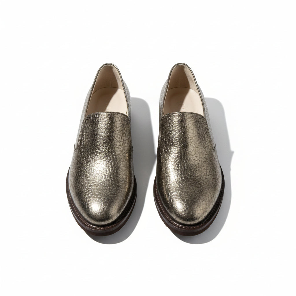 Brunello Cucinelli Womens Moccasins in Grey
