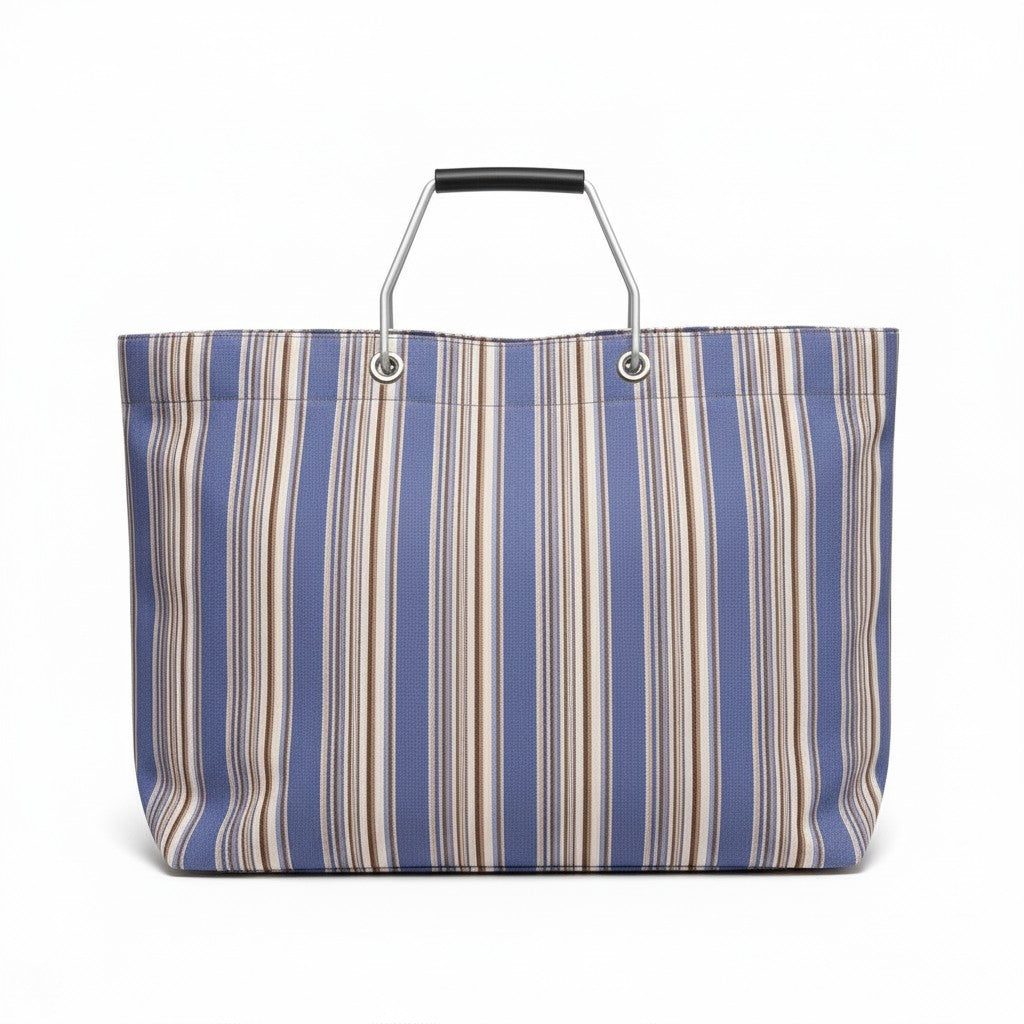Marni Unisex Astral Blue Shopping Bag