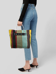 Marni Unisex Multi Stripe Shopping Bag
