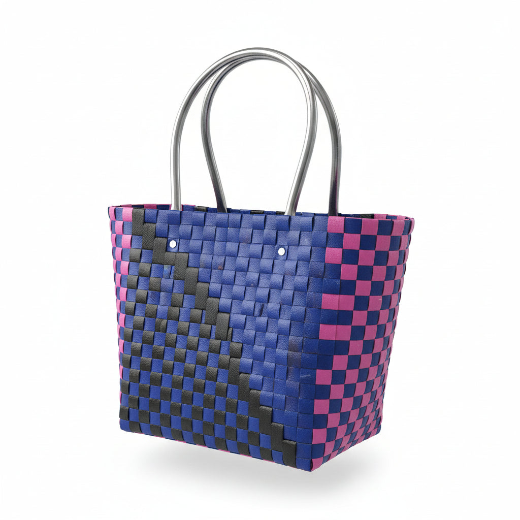 Marni Multicoloured Woven Tote Bag