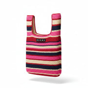 Marni Unisex Fuchsia Shopping Bag