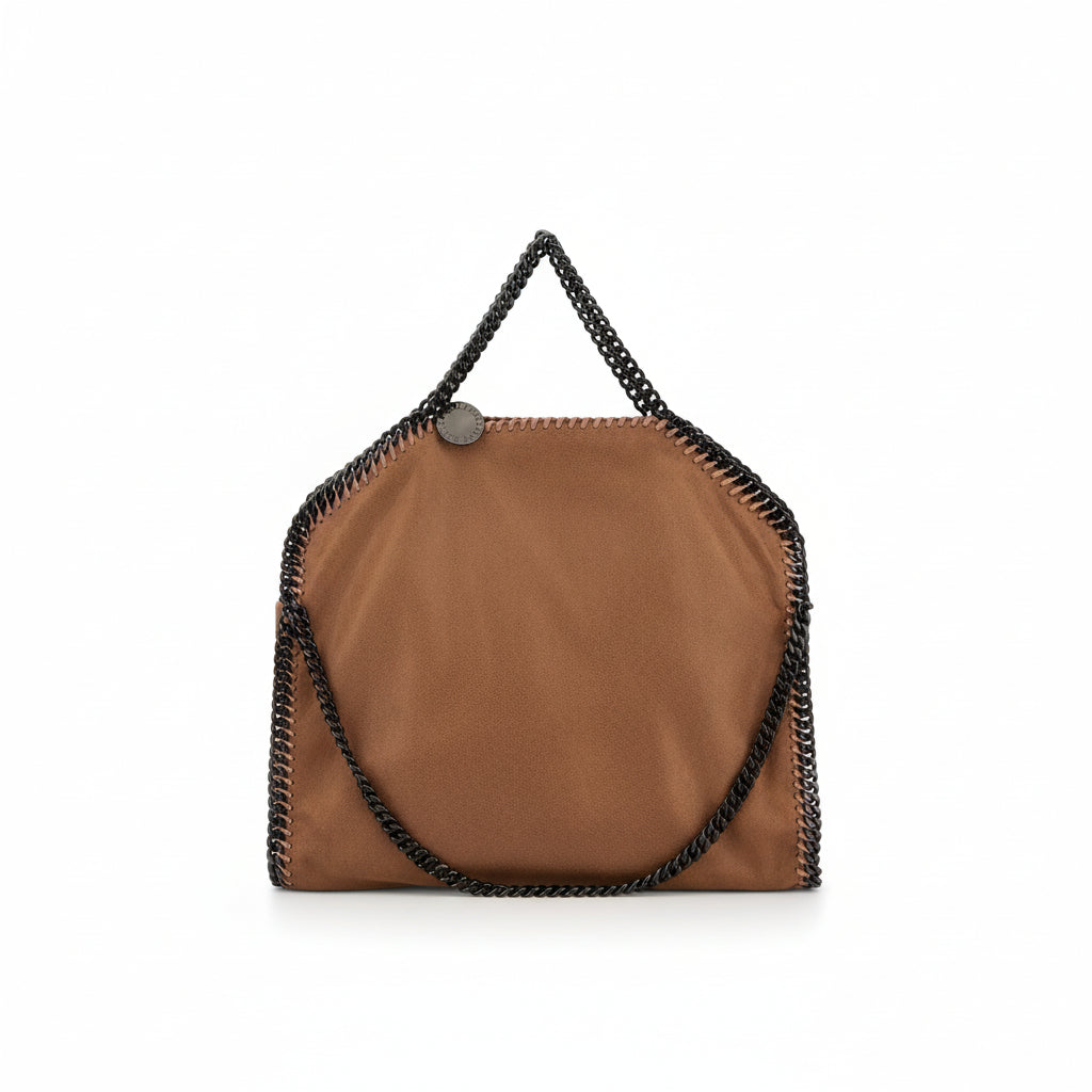 Stella McCartney Womens Shaggy Deer Mini Tote in Brown