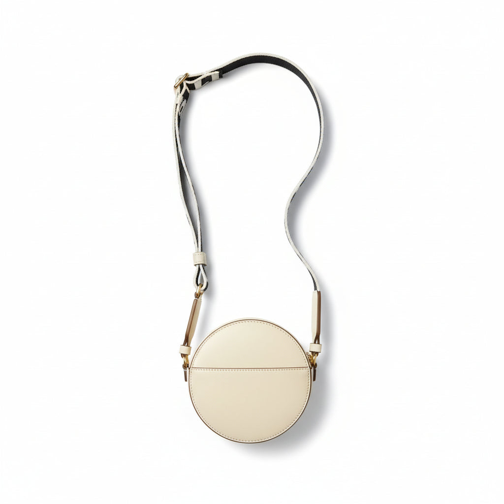 Stella McCartney Womens Mini Cream Stella Logo Shoulder Bag