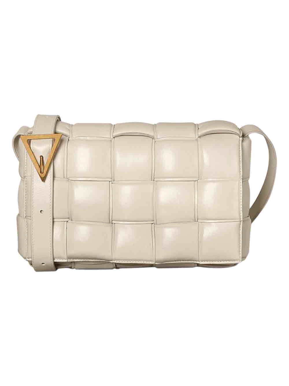 Bottega Veneta Womens Crossbody Bag in Cream