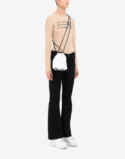 Mm6 Maison Margiela Womens Crossbody Bag in White