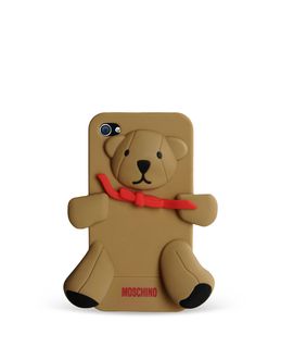 Moschino Unisex Phone Case in Brown