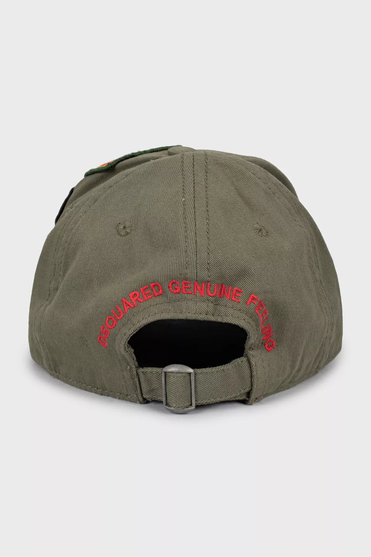 Dsquared2 Unisex Patches Cap in Khaki