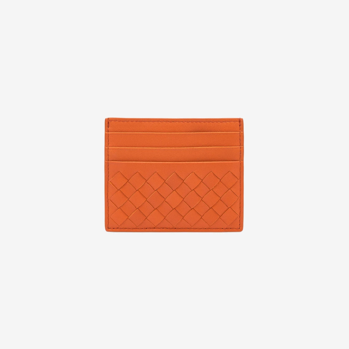 Bottega Veneta Mens Wallet in Orange