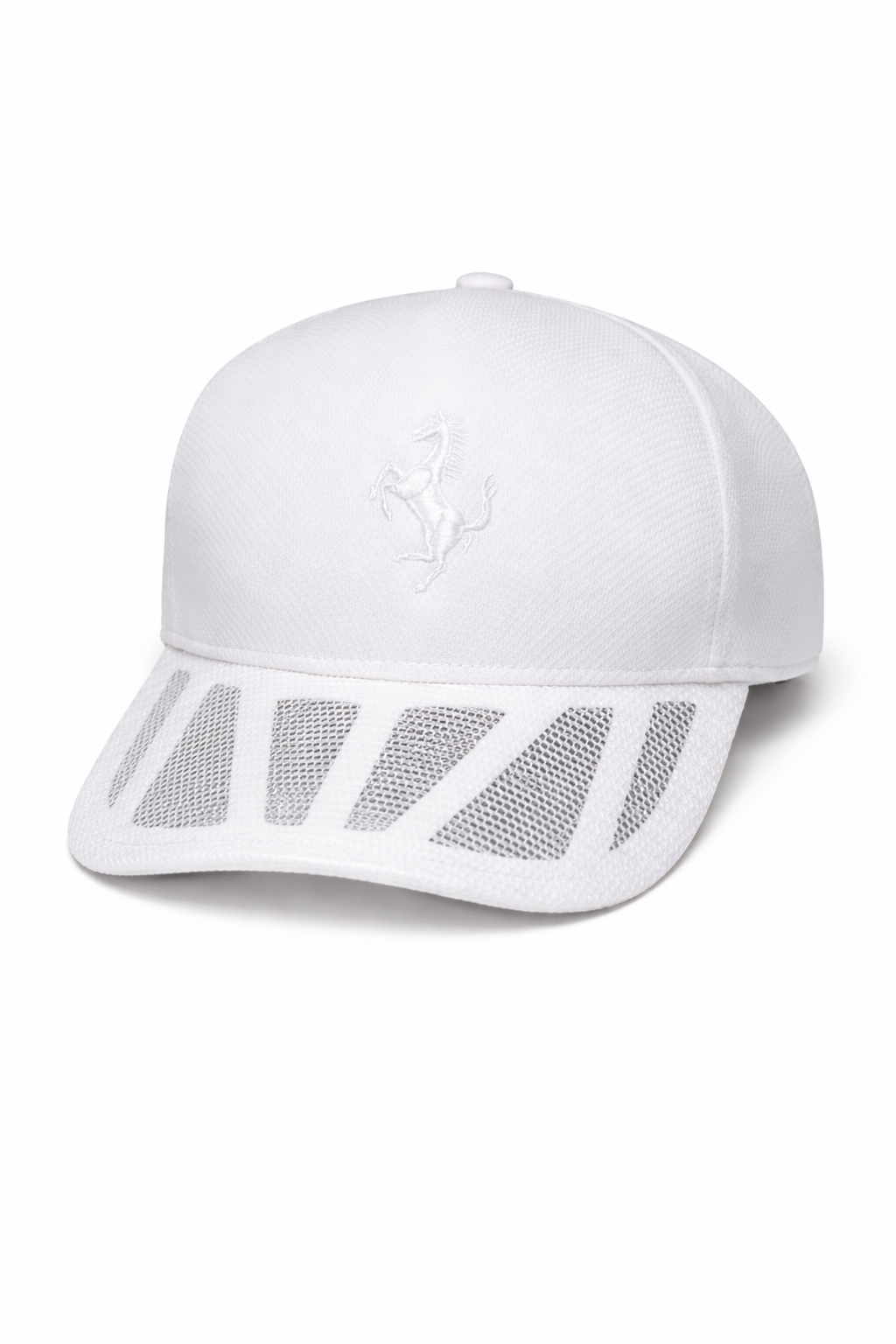 Ferrari See Through Seamless Unisex Cap in White