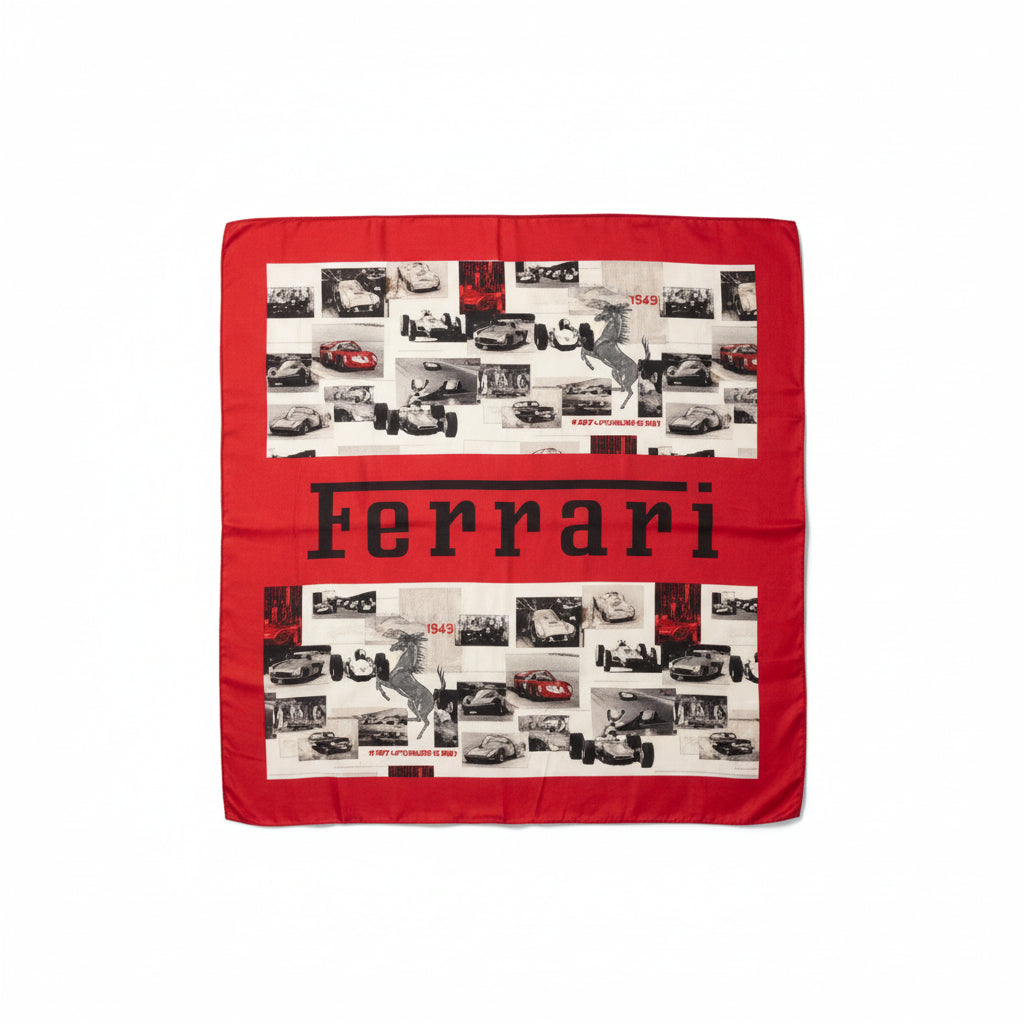 Ferrari Unisex 100% Silk Scarf